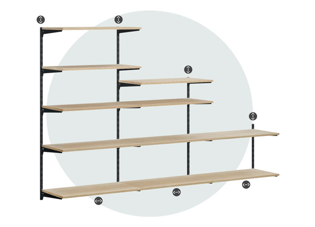 Large Wood Racks, 40 slots