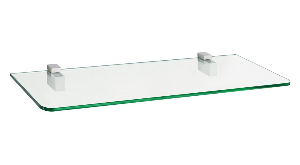 Spancraft Glass Cardinal Glass Shelf, White, 12 x 48 - 2