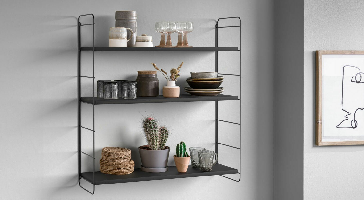 Black Shelves – Storage Space With Urban Chic | REGALRAUM
